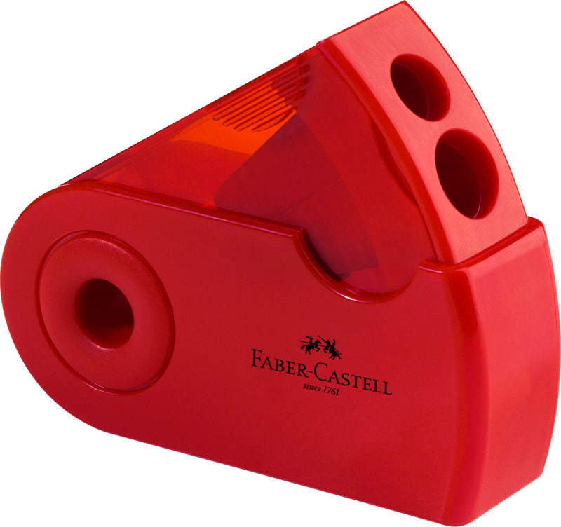 Faber-Castell blyantspidser sleeve solbær/blå