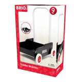 BRIO 31351 Lære-gå-vogn, sort