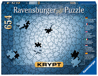 Puslespil krypt silver 654 brikker