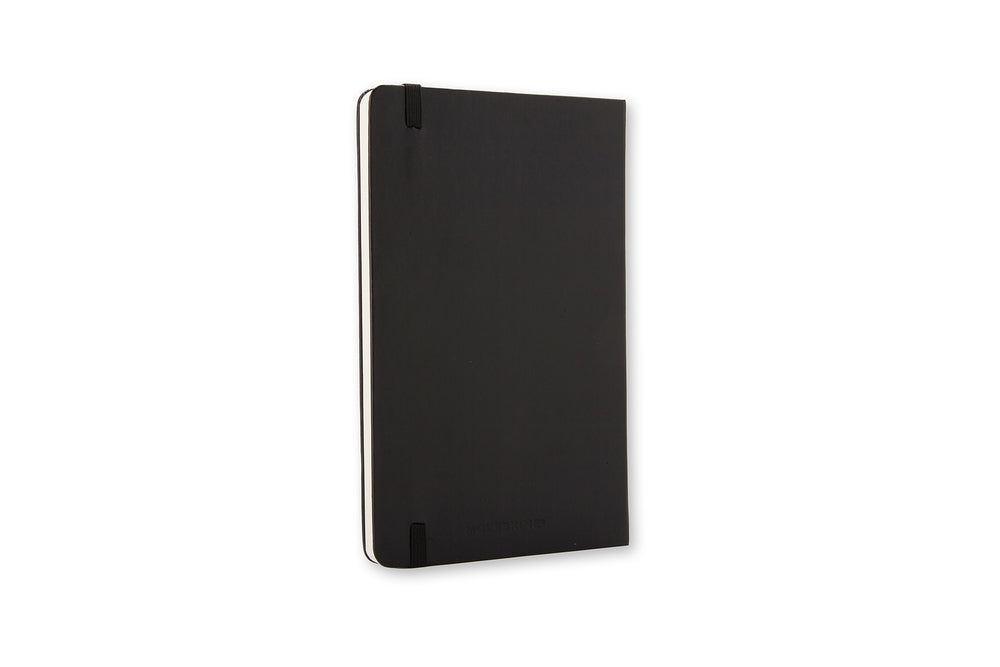 Notesbog Moleskine pocket sort m/192 blanke ark hard cover