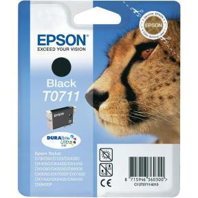 Blæk Epson t0711 black ink cartridge