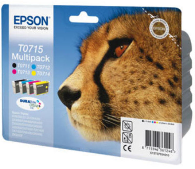 Epson T0715 quad pack durabrite printerpatron