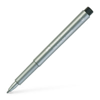 Artist pen Faber-Castell sølv