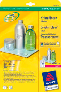 Crystal clear labels 63,5x38,1mm