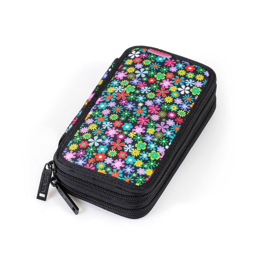 Penalhus JEVA twozip meadow m/indhold