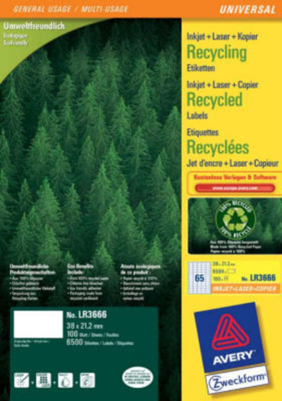 Labels recycled ilc