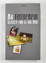 Fotopapir A4 180g glossy 100ark