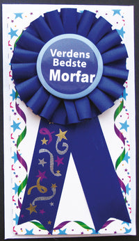 KORT DIPLOM VERDENS BEDSTE MORFAR