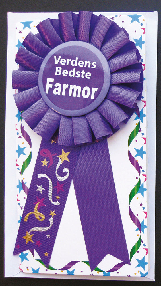 KORT DIPLOM VERDENS BEDSTE FARMOR