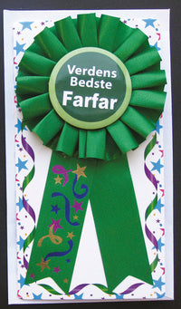 KORT DIPLOM VERDENS BEDSTE FARFAR