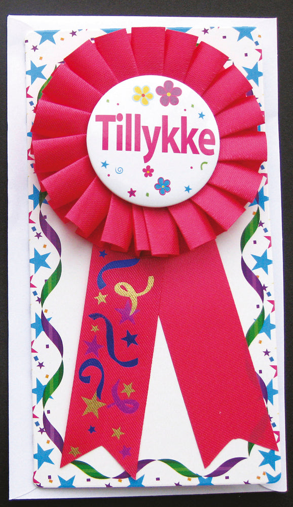 KORT DIPLOM TILLYKKE