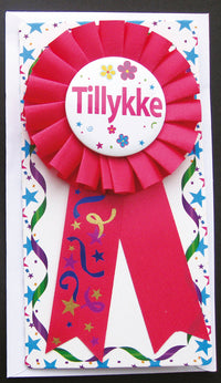 KORT DIPLOM TILLYKKE
