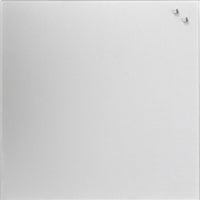 Glastavle magnetisk sølv 45x45 cm