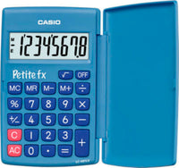 Lommeregner casio petite lc-401lv blå