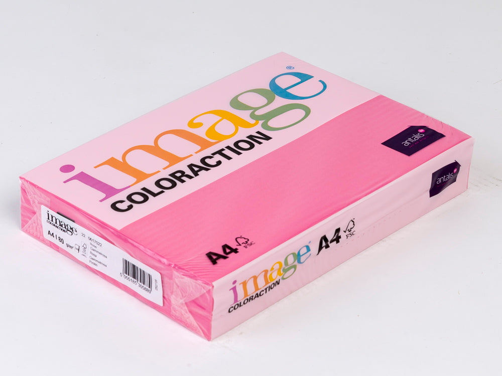 Kopipapir A4 80g Neon Pink