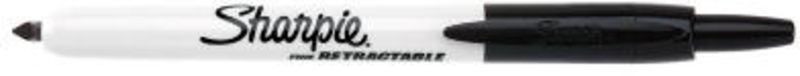 Marker sharpie rt fine 1,0mm sort