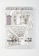 Tegne/skitse spiralblok A4 60 ark
