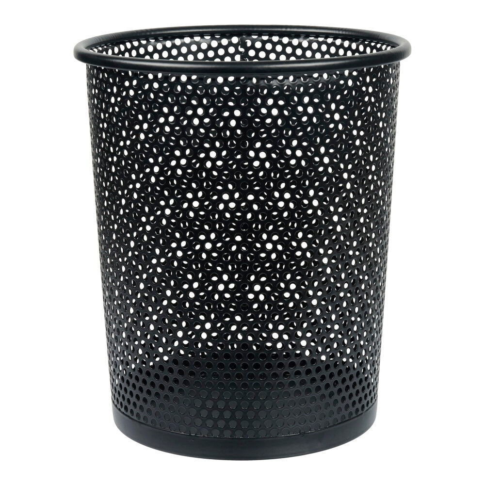 Papirkurv Relief sort ø24cm h30cm