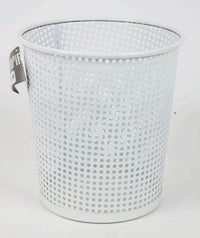 Papirkurv Relief hvid ø24cm h30cm