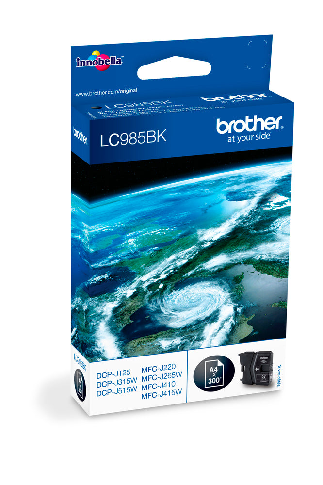 Brother LC-985bk sort blækpatron printerpatron