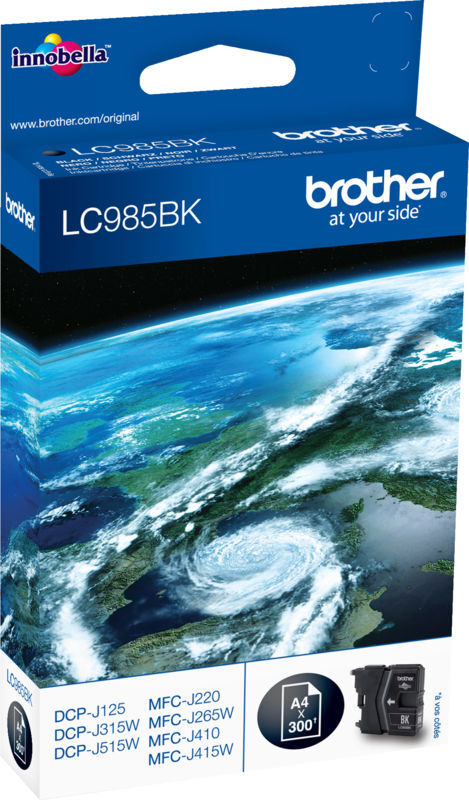 Brother LC-985bk sort blækpatron printerpatron