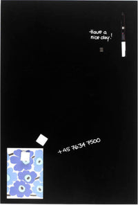 GLASTAVLE MAGNETISK SORT 40X60CM