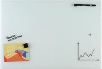 GLASTAVLE MAGNETISK HVID 40X60CM