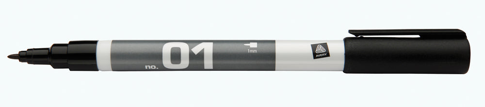 Marker Avery permanent nr 01 sort