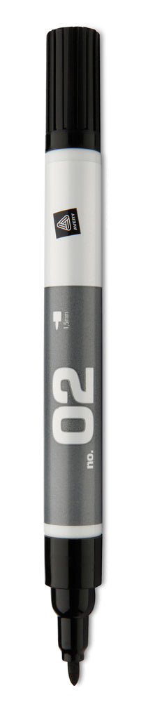 Marker Avery permanent nr 02 sort