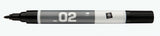 Marker Avery permanent nr 02 sort