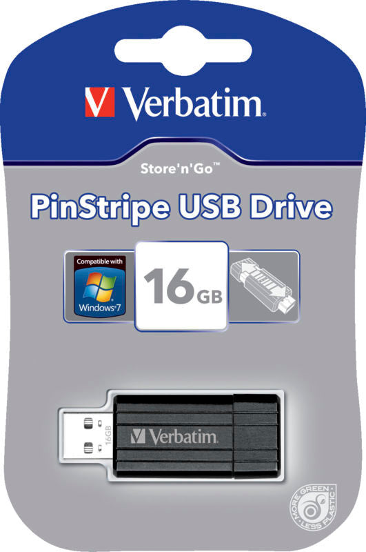 Usb stick 16gb store 'n' go pinstripe