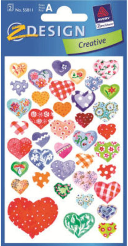 STICKERS HJERTER 2 ARK