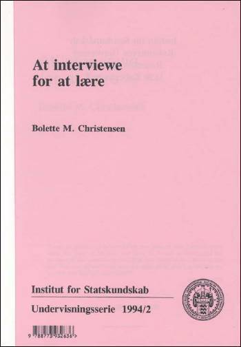 At interviewe for at lære
