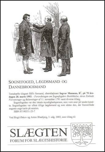 Sognefoged, Lægdsmand og Dannebrogsmand