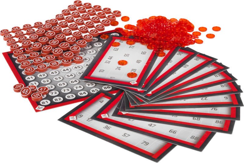 BINGO MED 12 PLADER + MASTER PLADE DIZE