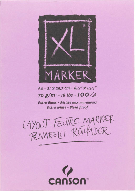 BLOK CANSON XL MARKER 100S 70G A4