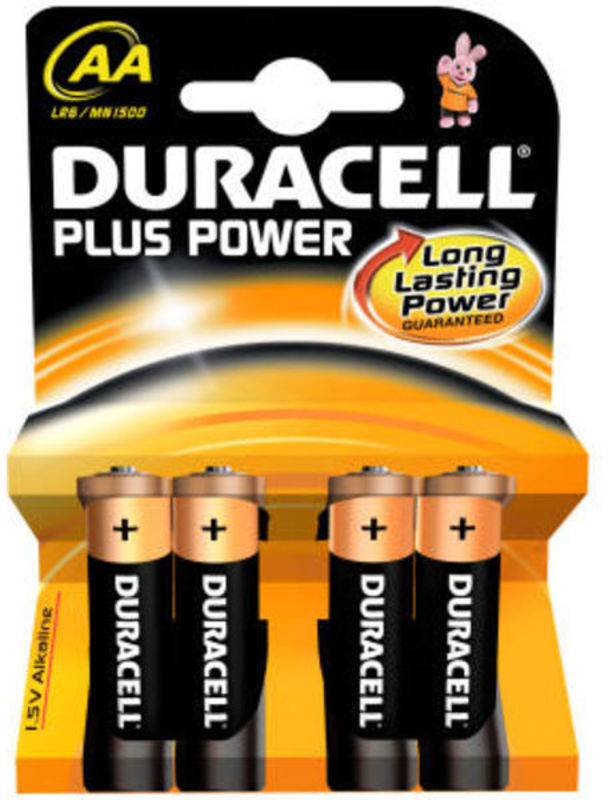 Batteri Duracell plus power al aa 4kp
