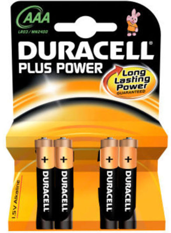 Batteri Duracell plus power al aaa 4kp