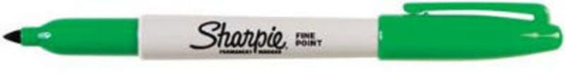 Tusser sharpie fine grøn 1 stk.
