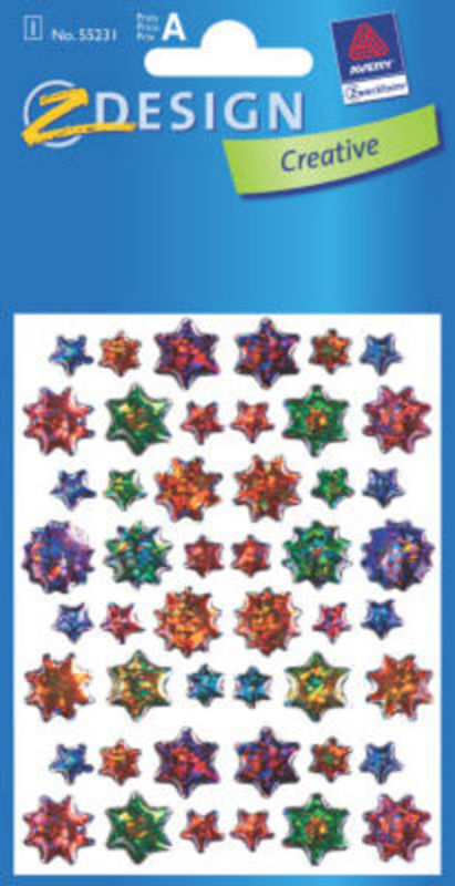 STICKERS CRYSTAL STJERNER 1 ARK