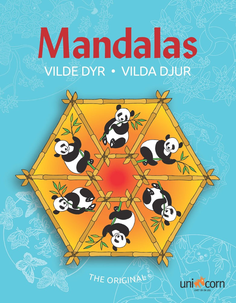 Mandalas Malebog Vilde Dyr