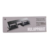 Hulapparat 4 huls Relief sort