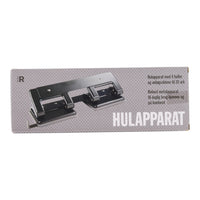 Hulapparat 4 huls Relief sort