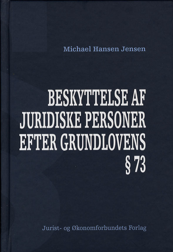 Beskyttelse af juridiske personer efter grundlovens