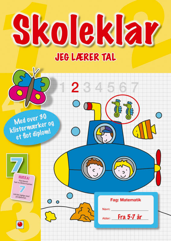 Skoleklar: Jeg lærer tal