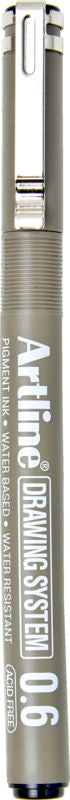 ARTLINE EK236 DRAWINGPEN 0,6MM SORT