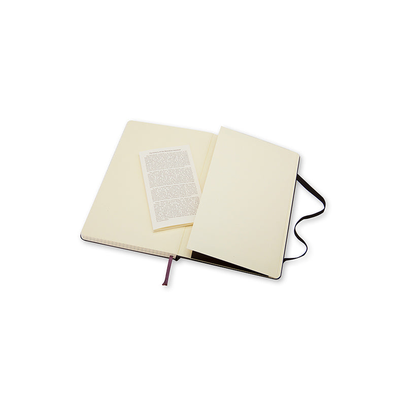 Notesbog Moleskine pocket sort m/192 kvadrerede ark hard
