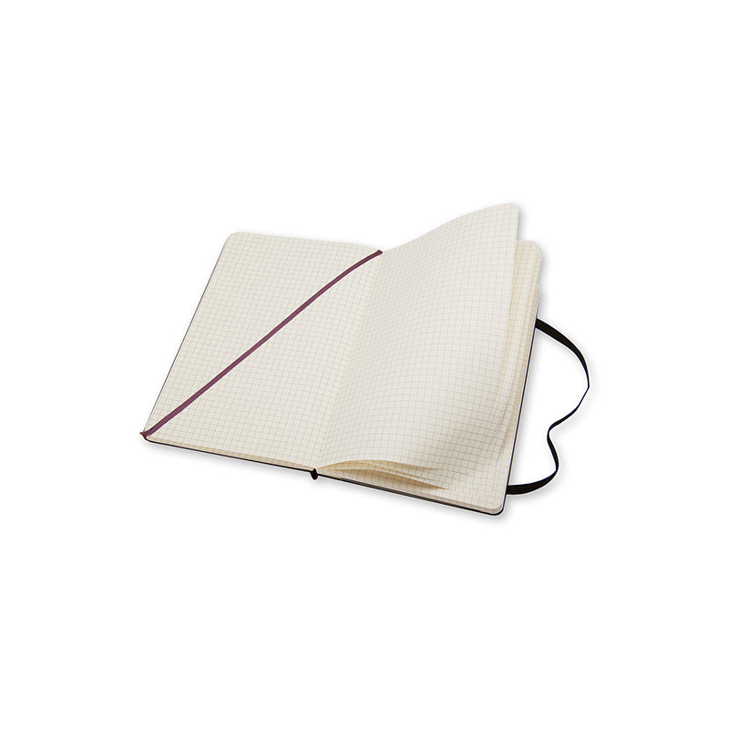 Notesbog Moleskine pocket sort m/192 kvadrerede ark hard