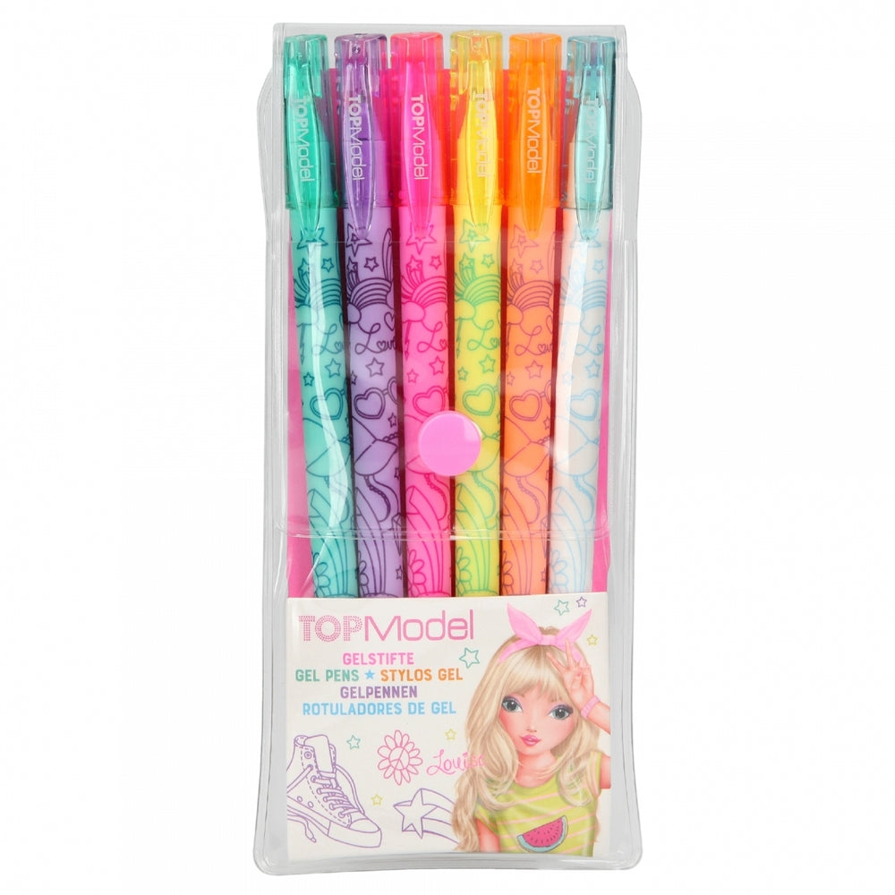 TOPModel gelpensæt neon