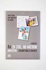 Lamineringslomme Relief A4 80mic 20stk